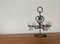 Danish Candleholder in Metal and Glass, 1960s 2
