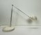 Postmodern Desk Lamp on Cast Iron Foot with Baseball Cap Lampshade, 1970s, Image 9