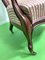 Antique Armchair in Louis Philppe Style with Foot Stool, 1880s, Set of 2 10