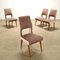 Beech Dining Chairs, Italy, 1950s, Set of 8 3