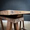 Wooden Watchmaker's Atelier Studio Table on Trestles, 1920 8