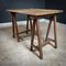 Wooden Watchmaker's Atelier Studio Table on Trestles, 1920 13