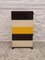 Black, White and Yellow Plastic Stacking Drawers by Simon Fussell for Kartell, 1970s 8