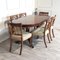 Mahogany Dining Table with Edwardian Dining Chairs, Set of 7 5