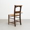Rustic Traditional Wood and Rattan Chair, 1940s 6