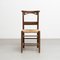 Rustic Traditional Wood and Rattan Chair, 1940s 3