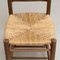 Rustic Traditional Wood and Rattan Chair, 1940s, Image 14