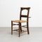 Rustic Traditional Wood and Rattan Chair, 1940s 4