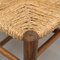 Rustic Traditional Wood and Rattan Chair, 1940s 11