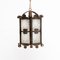 Antique Metal Ceiling Lamp, 1950s, Image 9