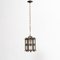 Antique Metal Ceiling Lamp, 1950s, Image 3