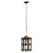 Antique Metal Ceiling Lamp, 1950s, Image 1