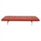 Red Leather Pk-80 Daybed by Poul Kjærholm for Fritz Hansen, 2000s 1