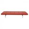 Red Leather Pk-80 Daybed by Poul Kjærholm for Fritz Hansen, 2000s, Image 1