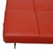 Red Leather Pk-80 Daybed by Poul Kjærholm for Fritz Hansen, 2000s, Image 4