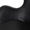 Black Leather Egg Chair by Arne Jacobsen for Fritz Hansen, 2000s, Image 7