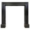 Reclaimed Black Stone Bolection Fireplace Mantel, 2000s, Image 1