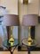 Brass Column Table Lamps, 1980s, Set of 2 2