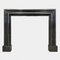 Large Reclaimed Black Polished Stone Bolection Fireplace Mantels, 2000s, Image 5