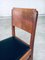 Art Deco Oak & Skai Dining Chairs, France, 1930s, Set of 6 4