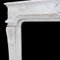 Large Antique French Fireplace Mantel in Marble, Image 5