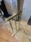 Vintage Console Table in Brass and Chrome by Peter Ghyczy, 1990, Image 11