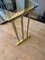 Vintage Console Table in Brass and Chrome by Peter Ghyczy, 1990 4