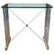 Vintage Console Table in Brass and Chrome by Peter Ghyczy, 1990 1