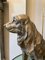 Escultura de perro vintage de bronce, 1950, Imagen 6