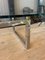 Vintage Coffee Table in Chrome and Brass by Peter Ghyczy, 1980 4