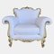 Italian Rococo Parcel Gilt Armchair, Image 5