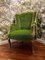 French Bergère Louis XV Style Chairs in Faux Grass, 1950, Set of 2 12