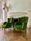 French Bergère Louis XV Style Chairs in Faux Grass, 1950, Set of 2 10