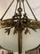 Lámpara de araña francesa estilo Imperio grande de bronce dorado, década de 1890, Imagen 3