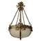 Large French Empire Style Chandelier in Gilt Bronze, 1890s 1