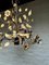Vintage Chandelier in Wrought Iron and Gold Gilt, Image 3