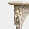 Antiker italienischer barocker Kaminsims aus weißem Marmor, 1850 2