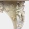 Antiker italienischer barocker Kaminsims aus weißem Marmor, 1850 4