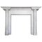 Architectural George III Fireplace Mantel in Carrara Marble 1