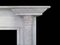 Repisa de chimenea arquitectónica George III de mármol de Carrara, Imagen 3