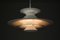 White Radius Pendant Lamp by Eric Baslev for Fog and Mørup, 1960s, Image 4