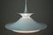 White Radius Pendant Lamp by Eric Baslev for Fog and Mørup, 1960s 7