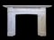 Antique English Regency Fireplace Mantel in Marble, 1820, Image 4