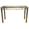 French Console Table in Brass, 1970, Image 1