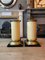 Lacquered Pedestals in Brass, 1970, Set of 2 3