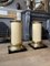 Lacquered Pedestals in Brass, 1970, Set of 2 2