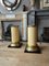 Lacquered Pedestals in Brass, 1970, Set of 2 12