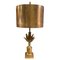 Lotus Table Lamp in Bronze from Maison Charles, 1970, Image 1
