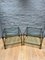 French Patinated Brass Two Tiered Side Tables, 1980, Set of 2, Image 9