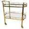 French Bar Cart in Brass, 1960, Image 1